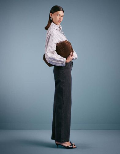 Jean baggy à taille basse - délavé - Hollister - Modalova