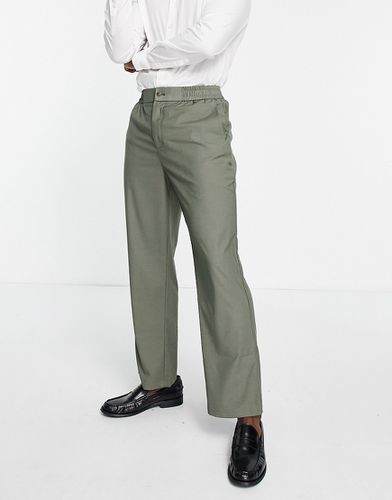 Bamboo - Pantaloni da abito salvia taglio ampio - Harry Brown - Modalova