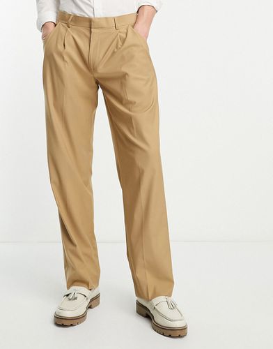 Harry - Pantaloni eleganti beige ampi con pieghe - Harry Brown - Modalova
