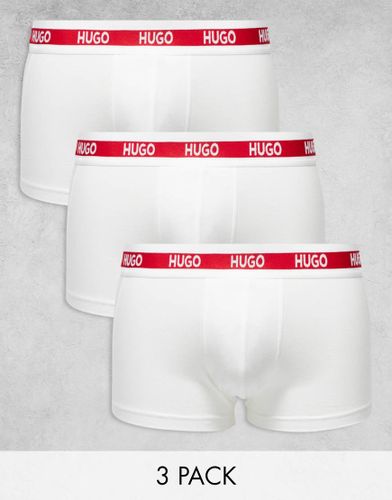 HUGO - Bodywear - Confezione da 3 boxer aderenti bianchi - HUGO Bodywear - Modalova