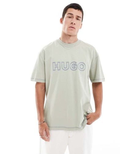 Nitlogo - T-shirt oversize chiaro - Hugo Blue - Modalova