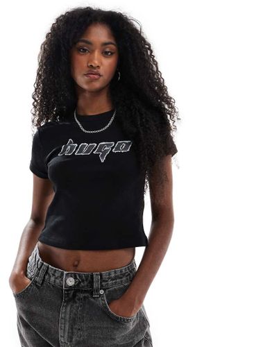 Dalia - T-shirt crop top - Hugo Blue - Modalova