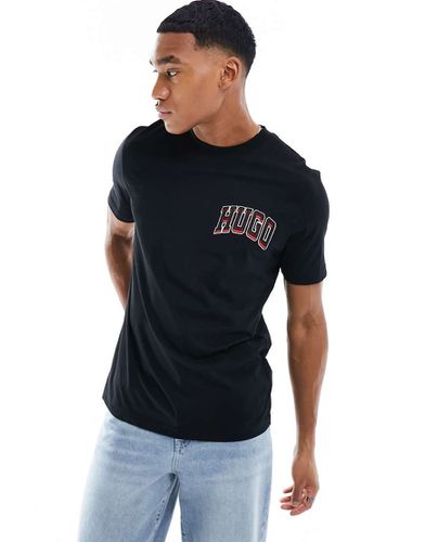 HUGO - RED Dasko - T-shirt nera - Hugo Red - Modalova