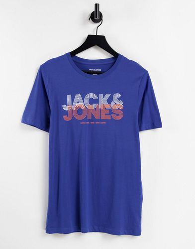 T-shirt con logo grande - Jack & Jones - Modalova
