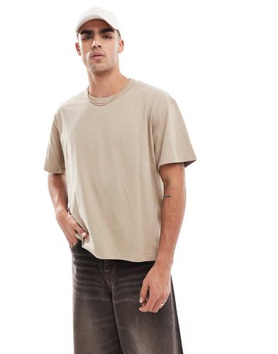 T-shirt squadrata beige - Jack & Jones - Modalova