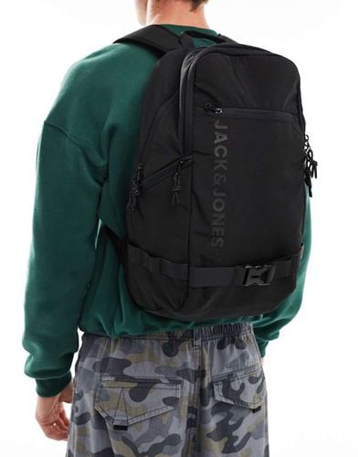 Zaino in tessuto ripstop con scomparto per laptop e logo - Jack & Jones - Modalova