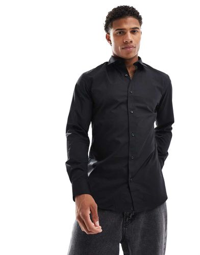 Camicia elegante slim nera - Jack & Jones - Modalova