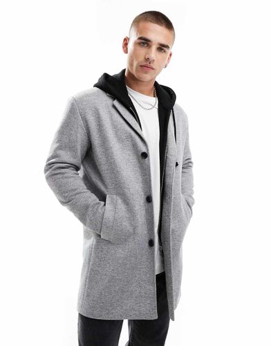 Cappotto in jersey chiaro mélange - Jack & Jones - Modalova