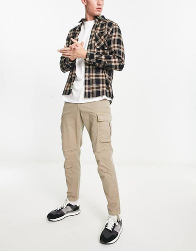 Intelligence - Pantaloni cargo ampi beige slavato - Jack & Jones - Modalova