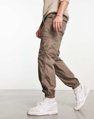 Intelligence - Pantaloni cargo ampi marroni in tessuto ripstop - Jack & Jones - Modalova