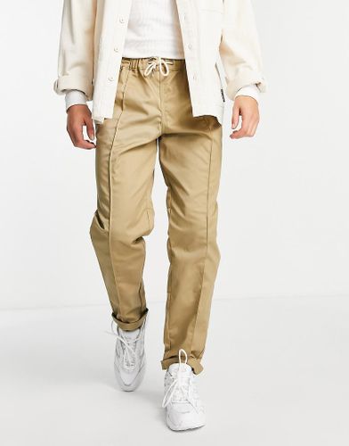 Intelligence - Pantaloni con coulisse in vita e cuciture sul davanti beige - Jack & Jones - Modalova