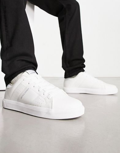 Sneakers casual bianche con logo in pelle sintetica - Jack & Jones - Modalova