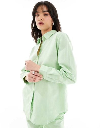 Camicia ampia chiaro gessato in coordinato - JDY - Modalova