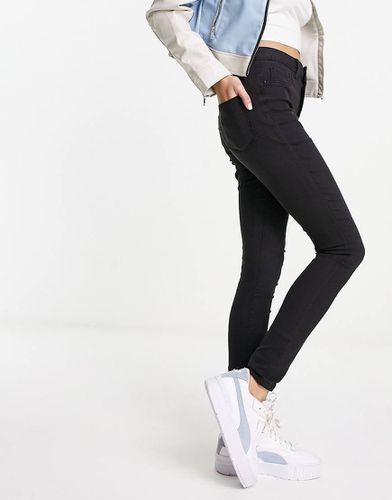 Jeans skinny a vita alta nero slavato - JDY - Modalova