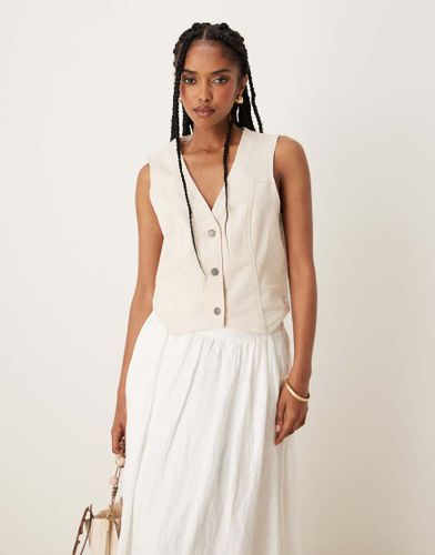 Top style veston en jean - Écru - Jdy - Modalova