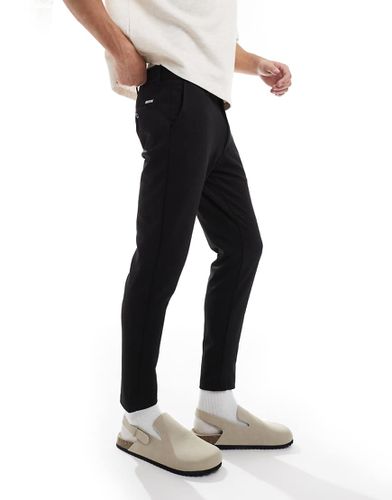 Pantaloni slim eleganti neri - JJ Rebel - Modalova