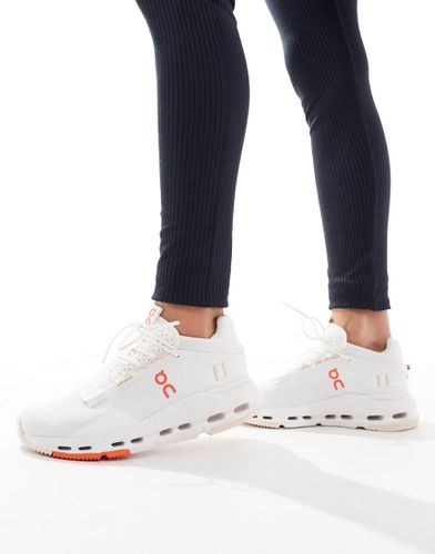 ON - Cloudnova 2 All Day - Sneakers bianche e rosse - On Running - Modalova