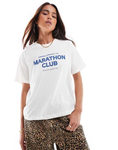 T-shirt à imprimé Marathon Club - Only - Modalova