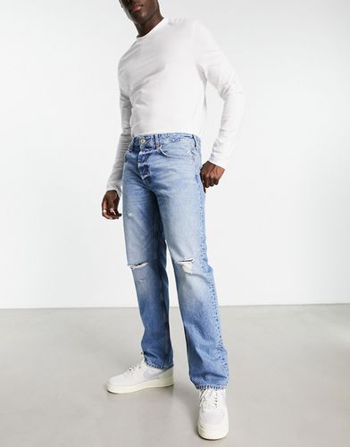 Edge - Jeans ampi lavaggio chiaro con strappi - ONLY & SONS - Modalova