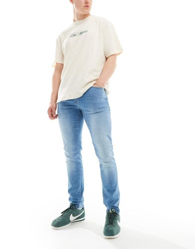 Jean coupe slim - Bleu clair délavé - Only & Sons - Modalova