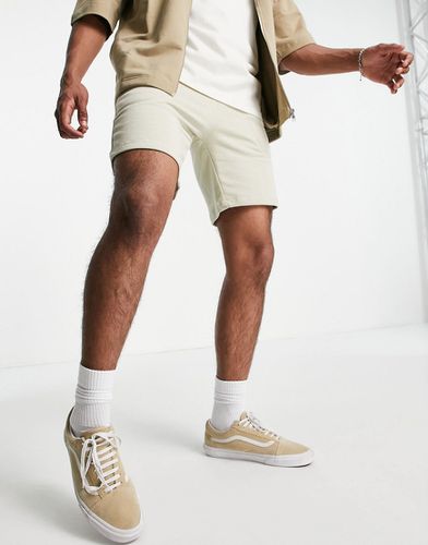 Pantaloncini della tuta beige slavato in coordinato - ONLY & SONS - Modalova