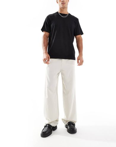 Pantaloni ampi sartoriali color crema - ONLY & SONS - Modalova