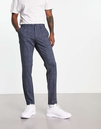 Pantaloni slim in jersey a quadri - ONLY & SONS - Modalova