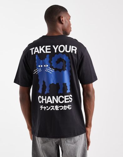 T-shirt décontracté avec imprimé Chances au dos - Only & Sons - Modalova