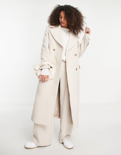 Cappotto lungo in lana beige - Other Stories - Modalova