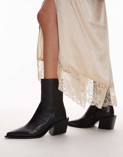 Stivaletti Chelsea neri stile western con tacco largo - Other Stories - Modalova