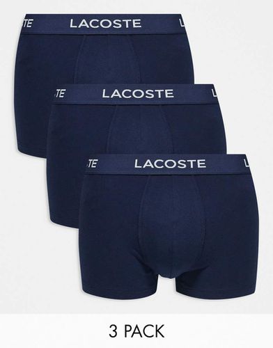 Confezione da 3 paia di boxer aderenti - Lacoste - Modalova