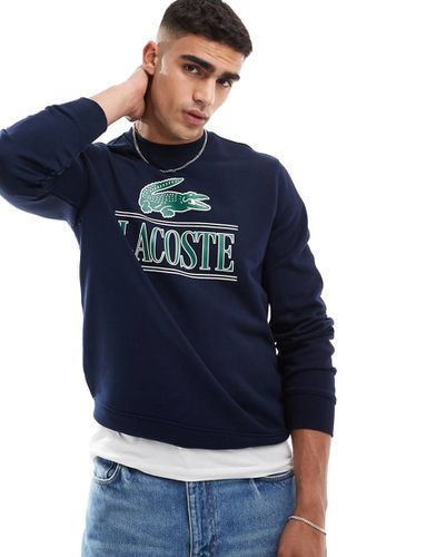 Felpa unisex navy con logo - Lacoste - Modalova