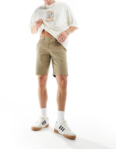 Pantaloncini chino slim beige - Lacoste - Modalova