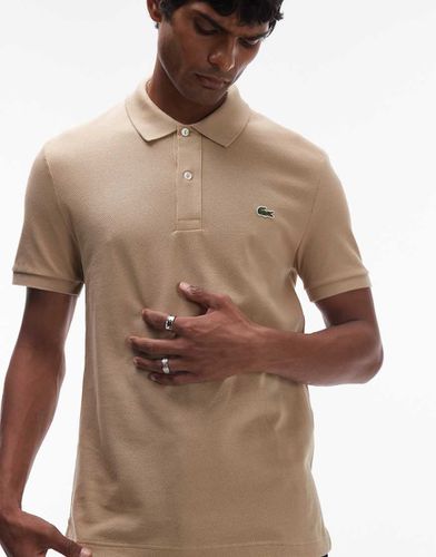 Polo slim in piqué beige - Lacoste - Modalova