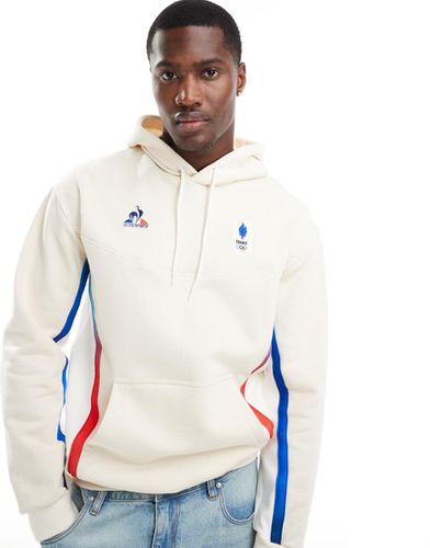 Squadra Francia Olimpiadi Parigi 2024 - Felpa con cappuccio color écru - Le Coq Sportif - Modalova