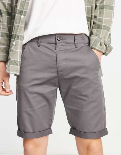 Pantaloncini chino color antracite - Le Breve - Modalova