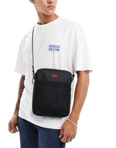 Borsa con doppia tracolla nera con logo - Levi's - Modalova