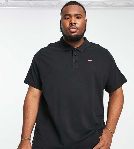 Big & Tall - Polo nera con logo piccolo - Levi's - Modalova