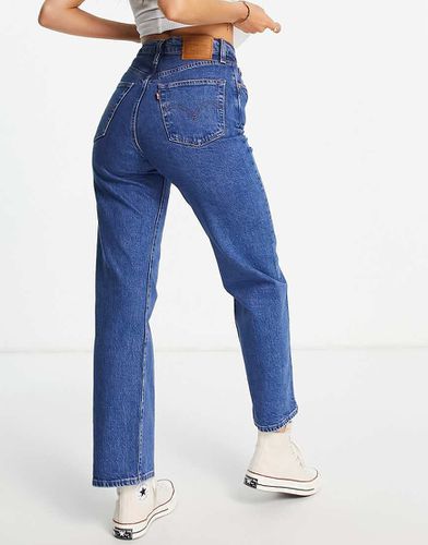 Jeans dritti a vita alta lavaggio scuro - Levi's - Modalova