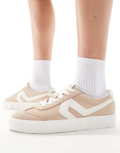 Sneak - Sneakers in camoscio beige con logo - Levi's - Modalova