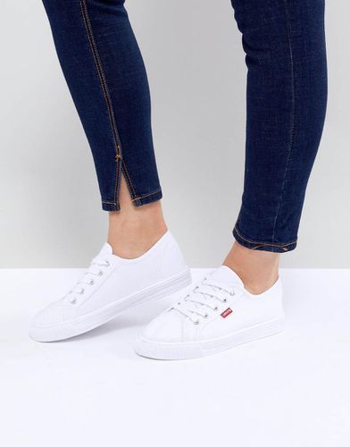 Scarpe di tela bianche con etichetta rossa - Levi's - Modalova