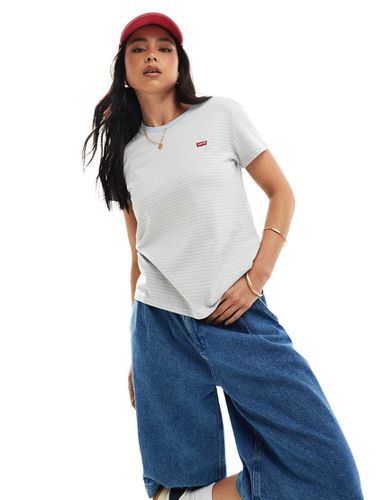 Perfect - T-shirt a righe con logo batwing piccolo - Levi's - Modalova