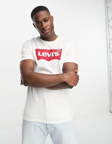 T-shirt bianca con logo batwing - Levi's - Modalova