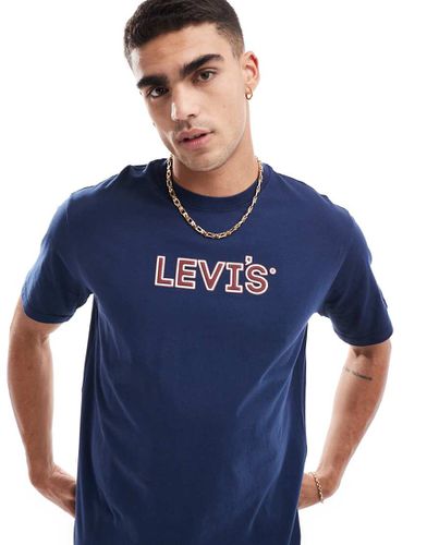 T-shirt comoda con logo imbottito - Levi's - Modalova