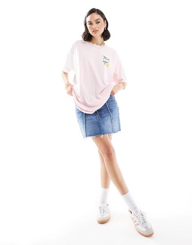 T-shirt oversize color block con logo di limone - Levi's - Modalova