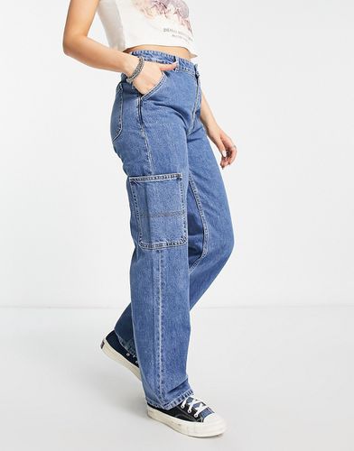 Jeans cargo in tessuto misto - Monki - Modalova