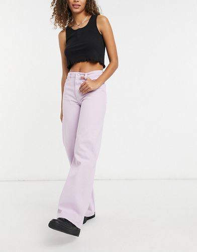 Yoko - Jeans a fondo ampio in cotone lilla - PURPLE - Monki - Modalova