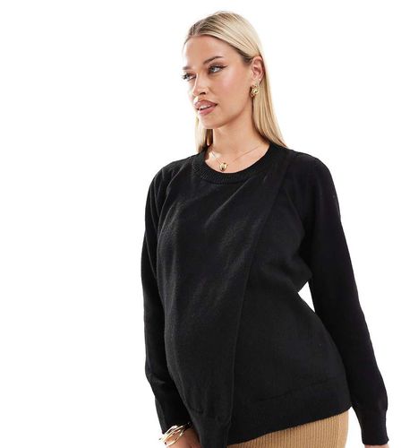 Mamalicious Maternity - Maglione per l'allattamento con spacco sul davanti - Mama.licious - Modalova