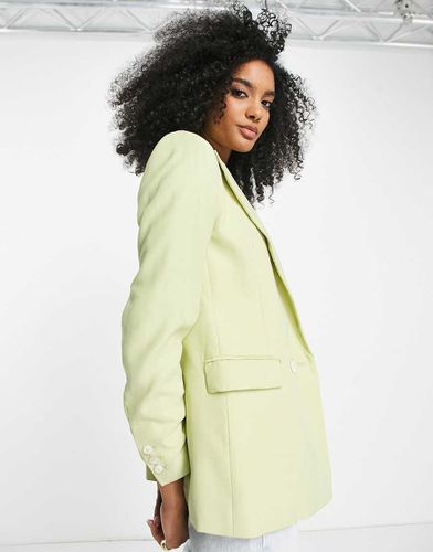 Mango - Blazer oversize verde lime - Mango - Modalova