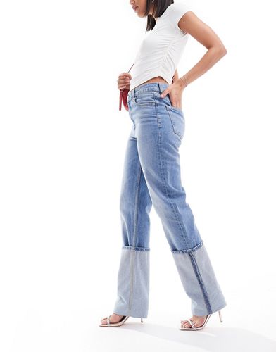 Jeans arricciati con doppia piega - Mango - Modalova
